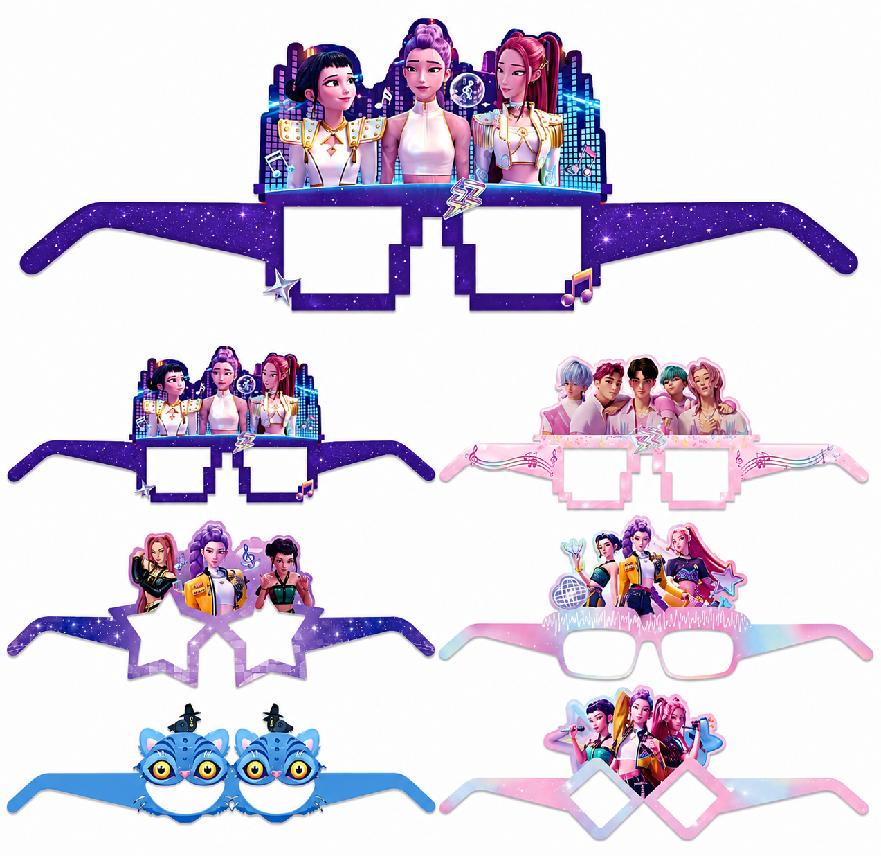 Gafas K-Pop (6 pzas.)