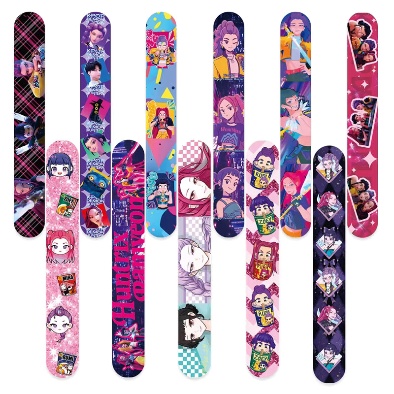 Pulseras K-Pop Demon Hunters (12 unidades)